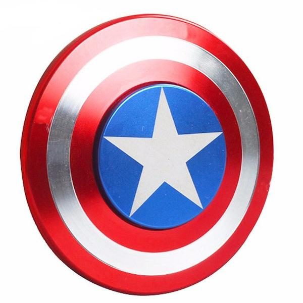 Marvel Heroes Captain America Shield Fidget Spinner Toy Christmas Stocking Fill 